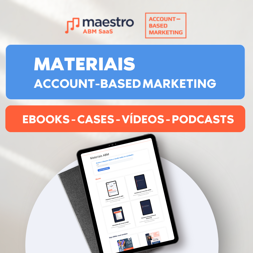 Materiais Abm Account Based Marketing 